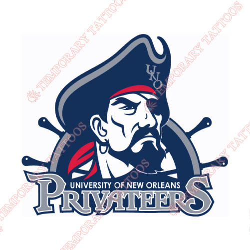 New Orleans Privateers Customize Temporary Tattoos Stickers NO.5442